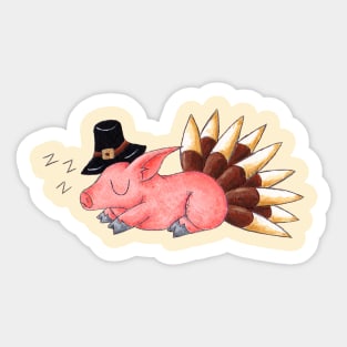 Turkey Coma Sticker